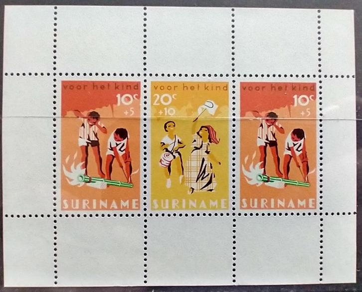 Suriname Kinderzegels Postfris, Postzegels en Munten, Postzegels | Suriname, Postfris, Ophalen of Verzenden