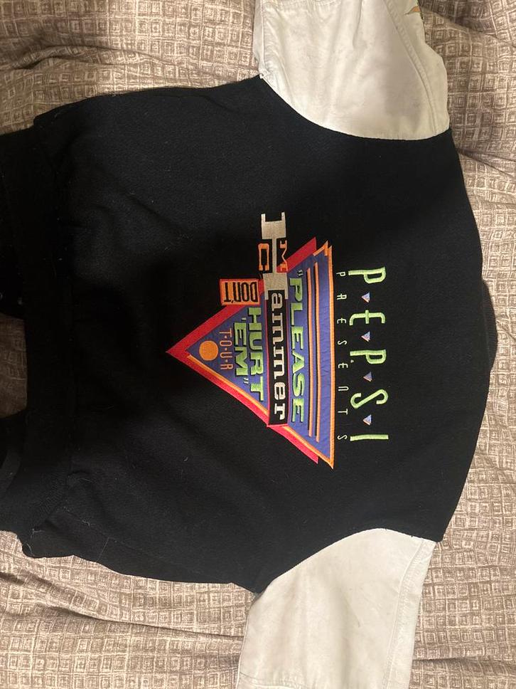 Mc Hammer Don't Hurt 'Em Tour 1991 Varsity Jacket, Kleding | Heren, Jassen | Zomer, Gedragen, Maat 52/54 (L), Zwart, Ophalen of Verzenden