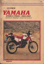 Yamaha XT600-TT600 Service repair Engels 1983-1989 Clymer, Motoren, Handleidingen en Instructieboekjes, Ophalen of Verzenden, Yamaha