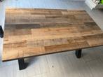Mooie eettafel met 4 gratis stoelen., Huis en Inrichting, Tafels | Eettafels, Ophalen, Gebruikt, Rechthoekig, 50 tot 100 cm