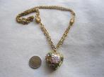12.  Schitterende oude ketting,  cloisonne,  60 cm, Sieraden, Tassen en Uiterlijk, Antieke sieraden, Ophalen