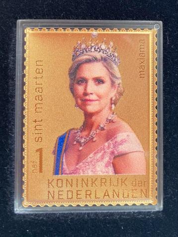 Gouden Postzegel Maxima beschikbaar voor biedingen