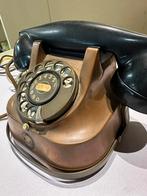 Koperen vintage retro telefoon, Telecommunicatie, Bakeliet, Zo goed als nieuw, Ophalen