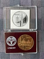 Bronzen penning westerkerk Ansterdam, Postzegels en Munten, Penningen en Medailles, Ophalen, Brons, Nederland