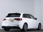 Audi A3 Sportback S-Line 35 TFSI 150 PK CoD | LED | Stoelver, 4 cilinders, 150 pk, Leder en Stof, Wit