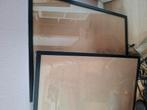 Zwarte fotolijsten 50x70, Huis en Inrichting, Woonaccessoires | Lijsten, Ophalen, Minder dan 50 cm, Zo goed als nieuw, Minder dan 50 cm