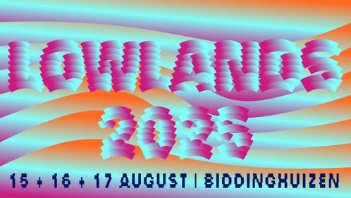 Lowlands 2025 Biddingshuizen | 5x, Tickets en Kaartjes, Evenementen en Festivals, Drie personen of meer, Meerdaags