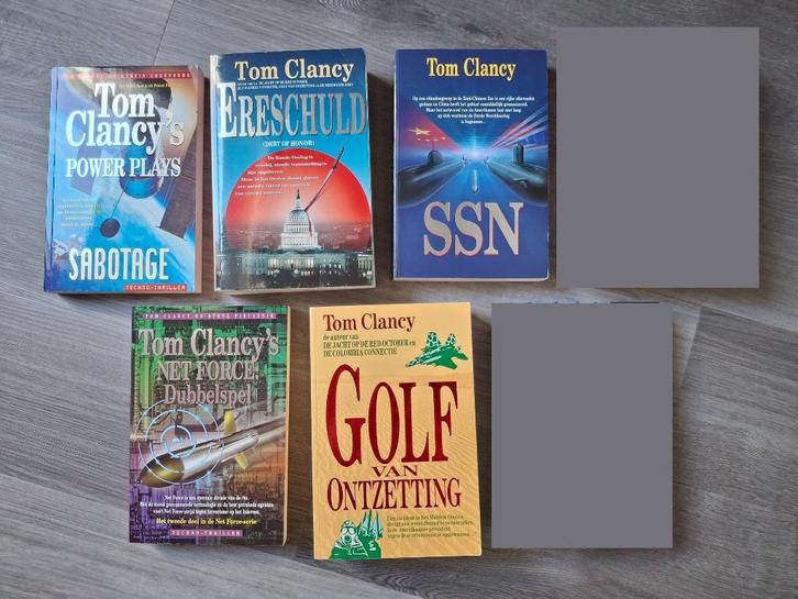Tom Clancy boeken te koop – Topstaat! – Thrillers & Actie, Boeken, Thrillers, Zo goed als nieuw, Ophalen of Verzenden