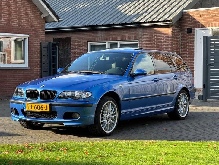 BMW 3-Serie e46 330 XI Touring | Mpakket | Estoril blauw, Auto's, BMW, Particulier, 3-Serie, 4x4, ABS, Airbags, Airconditioning