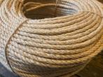 TOUW JUTE 6mm 3-strengs rollen a 200mtr., Watersport en Boten, Nieuw, Ophalen of Verzenden