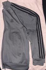 Adidas SST Trackjack Dark Grey/Black Maat M Ongedragen, Kleding | Heren, Sportkleding, Ophalen, Maat 48/50 (M), Zo goed als nieuw