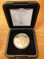 Aruba 2002 10 Florin Zilver Huwelijksmunt Proof, Postzegels en Munten, Ophalen of Verzenden, Overige waardes, Losse munt, Zilver