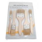 PARTIJ KWASTENSET PLAT 5 DELIG OP KAART