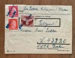 REICH 1942 VELDPOST PAKKETKAART m FELDPOST ZEGEL #2 /E72, Postzegels en Munten, Brieven en Enveloppen | Buitenland, Ophalen of Verzenden
