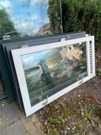Uitzetraam 4 stuks dubbel glas met ventilatierooster, Doe-het-zelf en Verbouw, Kozijnen en Schuifpuien, Gebruikt, Minder dan 75 cm