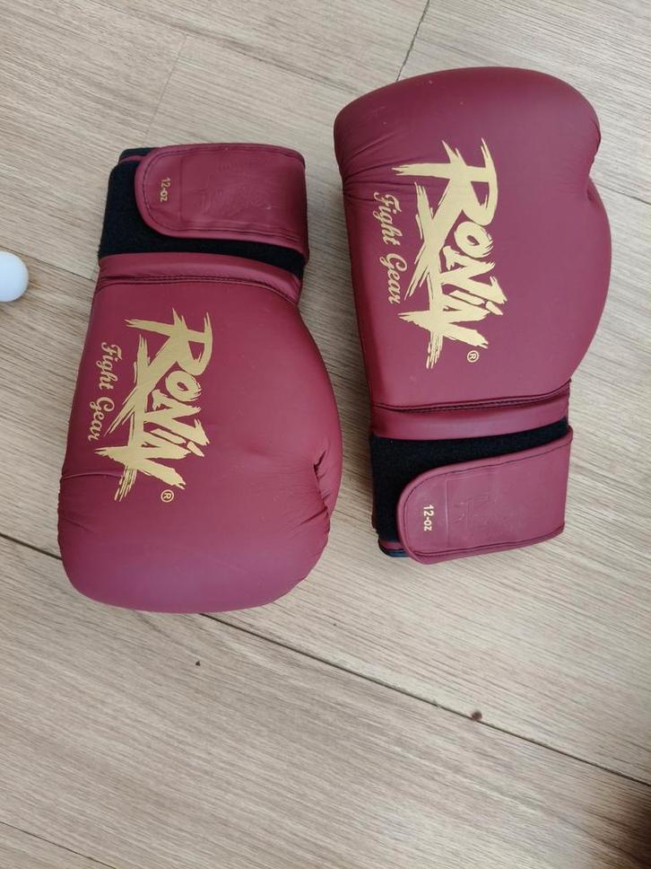 Bokshandschoenen en scheenbeschermers, Sport en Fitness, Vechtsporten en Zelfverdediging, Zo goed als nieuw, Overige, Maat XL