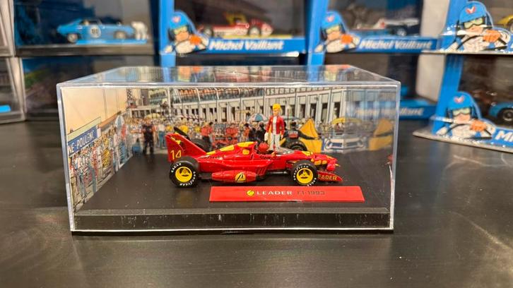 Nr22. Leader F1 1993 - Michel Vaillant, Hobby en Vrije tijd, Modelauto's | 1:43, Gebruikt, Auto, Overige merken, Ophalen of Verzenden