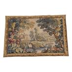 Vintage Frans Aubusson stijl wandkleed van Jules Pansu, Ophalen of Verzenden, Gebruikt