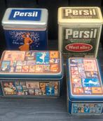 Kleine verzameling : 4 vintage Persil waspoeder blikken, Verzamelen, Ophalen of Verzenden, Gebruikt, Overige, Overige merken