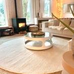 Wol de luxe - creme xl vloerkleed - fotoshoot, Ophalen, Rond, 200 cm of meer, Zo goed als nieuw