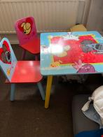 Woezel en pip tafel +2 stoeltjes, Ophalen, Gebruikt