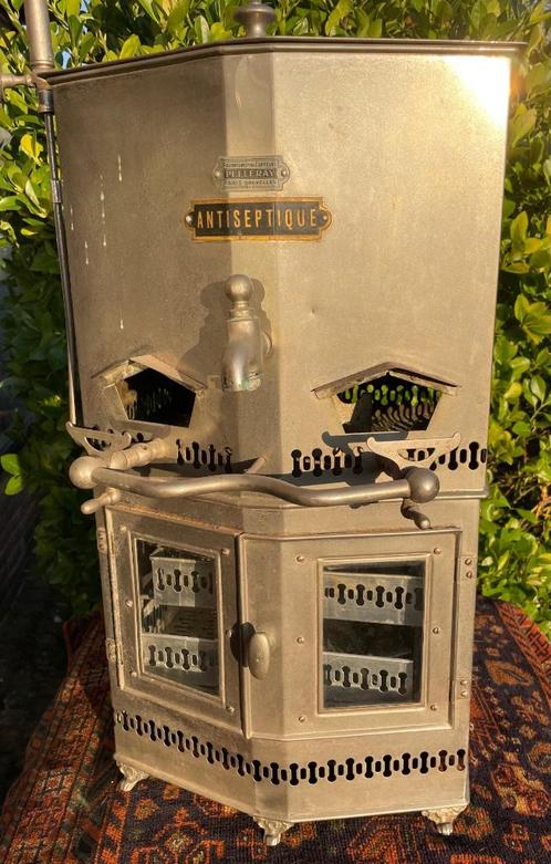antieke steriliseer kast / sterilisatiekast van een kapper 2, Antiek en Kunst, Antiek | Gereedschap en Instrumenten, Ophalen