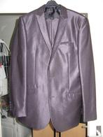 Zilvergrijs glans kostuum 3 delig, Kleding | Heren, Kostuums en Colberts, Ophalen of Verzenden, Zo goed als nieuw, Maat 48/50 (M)