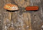 2 sparta pins/speldjes, Verzamelen, Speldjes, Pins en Buttons, Ophalen of Verzenden, Zo goed als nieuw, Merk, Speldje of Pin