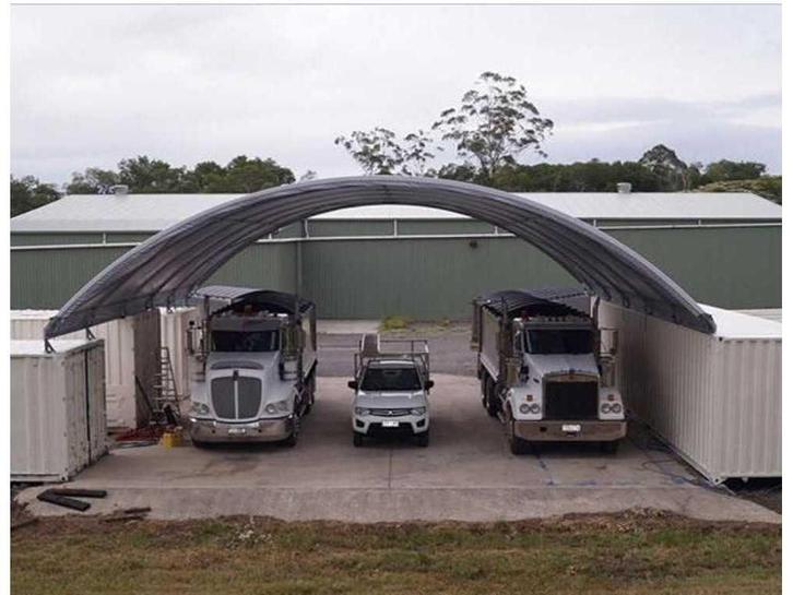 Greenland - 12 x 10 x 3.60 meter - containeroverkapping / co, Zakelijke goederen, Machines en Bouw | Keten en Containers