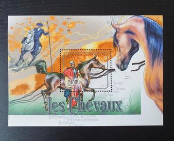 Centraal Afrikaanse Republiek 2011 Paarden Michel blok 727 beschikbaar voor biedingen
