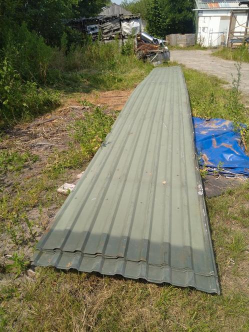 5 damwand platen 11m lang met schade, Tuin en Terras, Overkappingen, Zo goed als nieuw, Ophalen