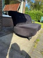 Zwarte bank te koop, Eenpersoons, 75 tot 100 cm, Ophalen of Verzenden, Zo goed als nieuw