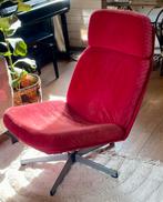 Ikea Lunna Draaistoel Rood, Gebruikt, Minder dan 75 cm, Ophalen of Verzenden, Stof