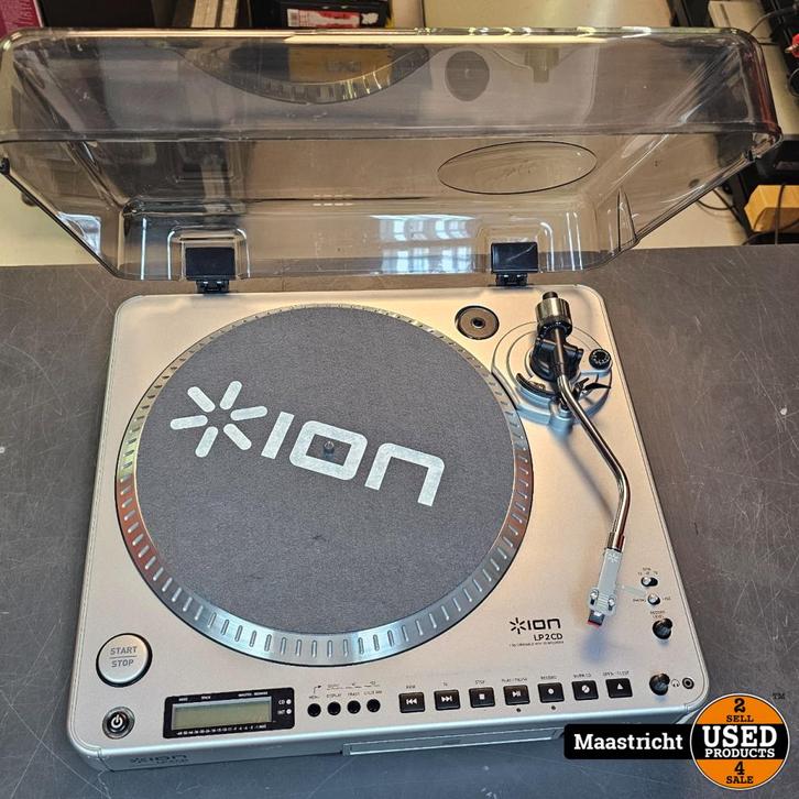 ION LP2CD Draaitafel met CD-R USB, Muziek en Instrumenten, Dj-sets en Draaitafels, Gebruikt
