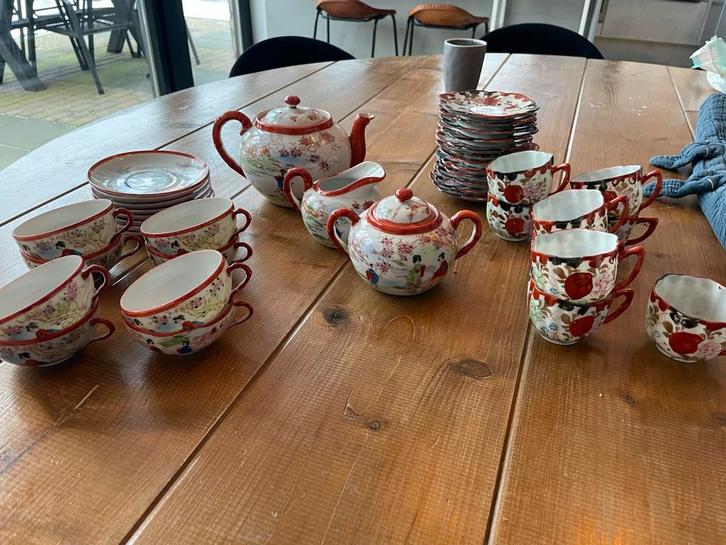 Antieke Chinees porseleinen thee servies, Antiek en Kunst, Antiek | Servies compleet, Ophalen