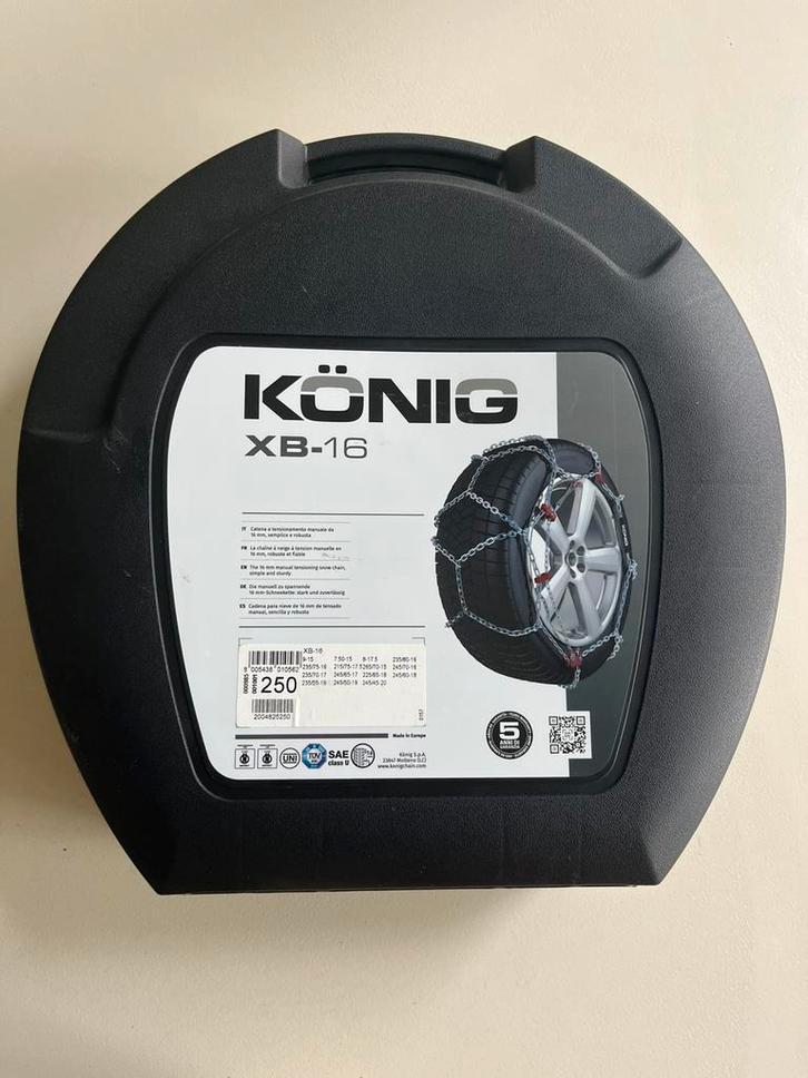 König XB-16 sneeuwkettingen, nooit gebruikt, tot 20 inch, Auto diversen, Sneeuwkettingen, Nieuw, Ophalen