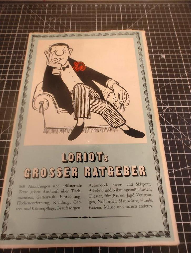 Loriots Grosser Ratgeber - Vintage Humor, Boeken, Humor, Gelezen, Anekdotes en Observaties, Ophalen of Verzenden