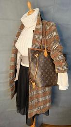 Chique Zara Geruite Jas/Blazer - Bruin Multi Kleur - Maat S, Maat 38/40 (M), Bruin, Verzenden, Zara
