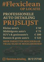 Mobiele Carwash op locatie Flexiclean, Schoonmaken bedrijfsruimte