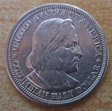 Verenigde Staten, Half Dollar 1892 - zilver beschikbaar voor biedingen