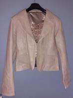 Zacht leren jasje transmission, Ophalen of Verzenden, Zo goed als nieuw, Maat 46/48 (XL) of groter, Zwart