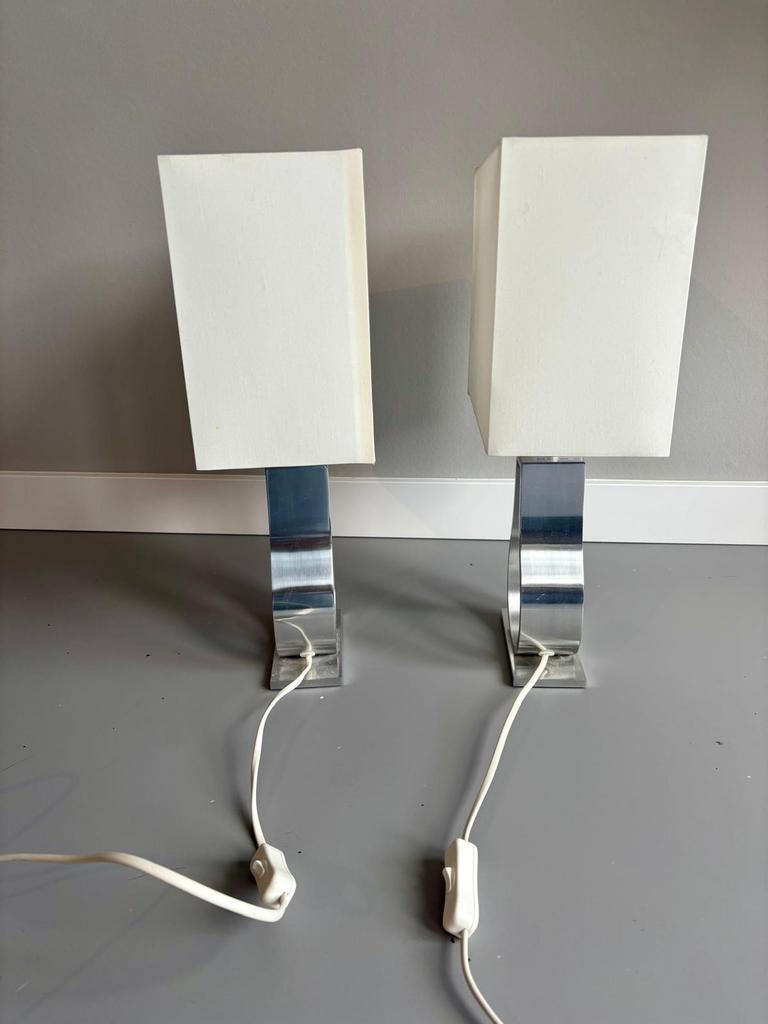 2 Ikea Klabb Tafellampen incl lampen, Huis en Inrichting, Lampen | Tafellampen, Ophalen, Gebruikt, Stof
