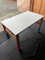Kindertafel - In hoogte verstelbaar - 60x100cm, Ophalen of Verzenden, Gebruikt, Tafel(s)