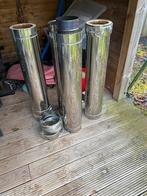 Dubbelwandige Kachelpijp - Rookkanaal, Ophalen, Gebruikt, Kachel, Minder dan 60 cm