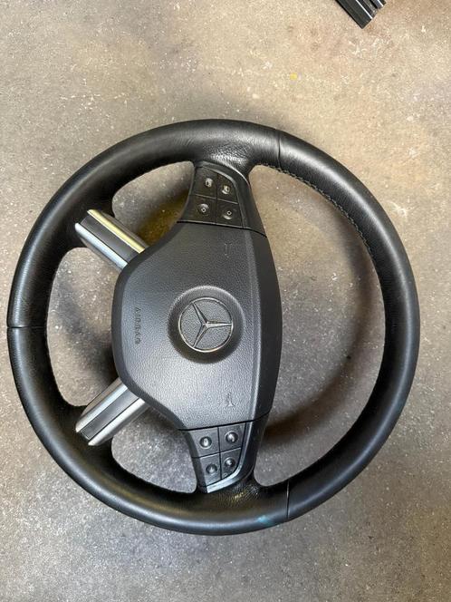 Mercedes-Benz ML W164 lederen stuurwiel, Auto-onderdelen, Besturing, Mercedes-Benz, Gebruikt, Herkomst onderdeel bekend, Ophalen of Verzenden