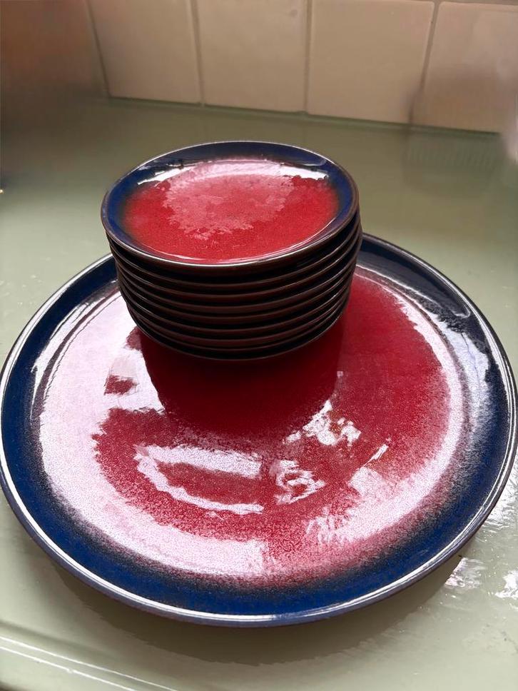 Vintage ‘t  Vuur Keramiek Gebakset, Huis en Inrichting, Keuken | Servies, Gebruikt, Overige typen, Overige stijlen, Keramiek, Ophalen of Verzenden