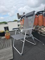 4 Garden chairs, foldable chairs for outside, Tuin en Terras, Tuinstoelen, Ophalen, Gebruikt, Aluminium, Verstelbaar