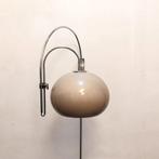 Vintage dubbele booglamp jaren 70, Huis en Inrichting, Lampen | Wandlampen, Ophalen, Gebruikt, Kunststof, Mid Century Modern Design