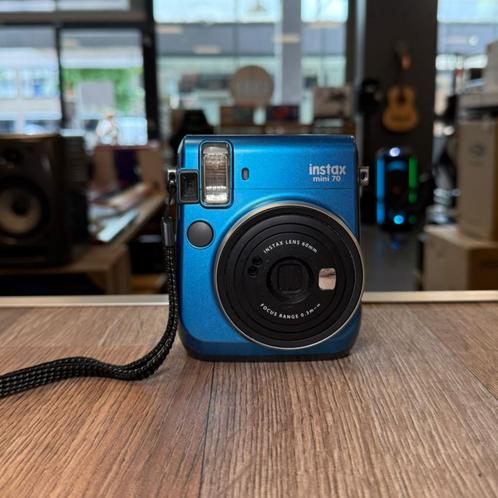instaX Mini 70 Blauw | Nette staat met garantie, Audio, Tv en Foto, Fotocamera's Digitaal, Zo goed als nieuw