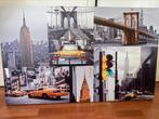 New York schilderij, Huis en Inrichting, Woonaccessoires | Schilderijen, Tekeningen en Foto's, Schilderij, Gebruikt, Ophalen